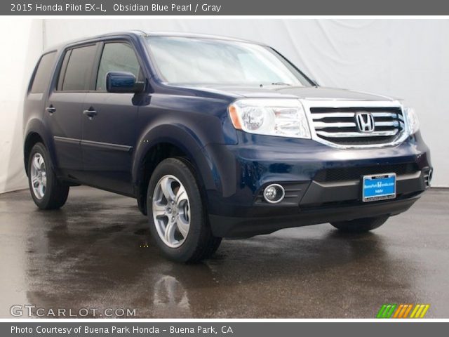 2015 Honda Pilot EX-L in Obsidian Blue Pearl