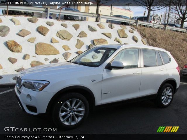 2015 BMW X3 xDrive28i in Alpine White