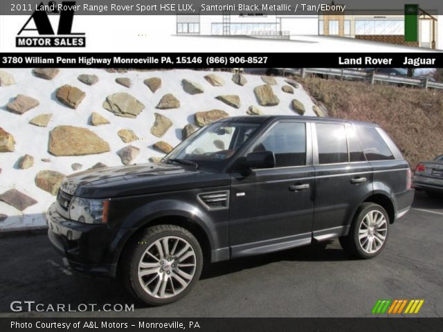 2011 Land Rover Range Rover Sport HSE LUX in Santorini Black Metallic