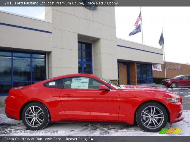 2015 Ford Mustang EcoBoost Premium Coupe in Race Red