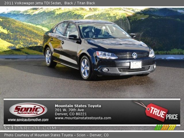 2011 Volkswagen Jetta TDI Sedan in Black