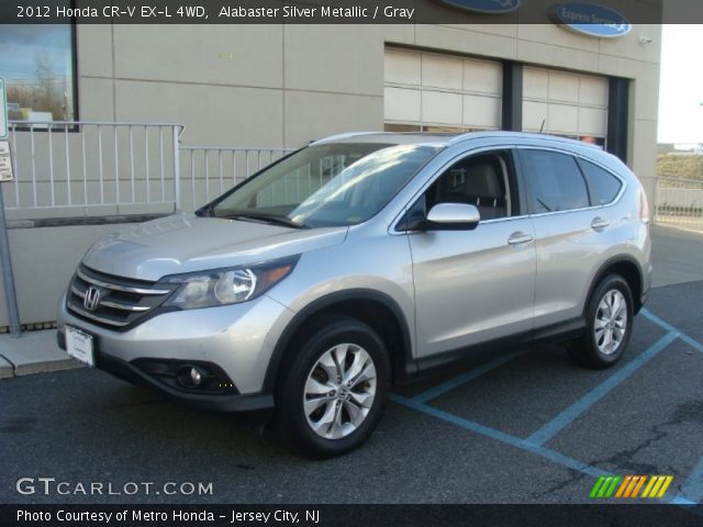 2012 Honda CR-V EX-L 4WD in Alabaster Silver Metallic