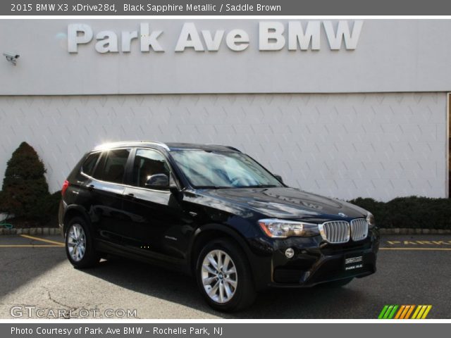 2015 BMW X3 xDrive28d in Black Sapphire Metallic