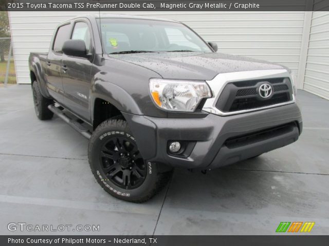 2015 Toyota Tacoma TSS PreRunner Double Cab in Magnetic Gray Metallic