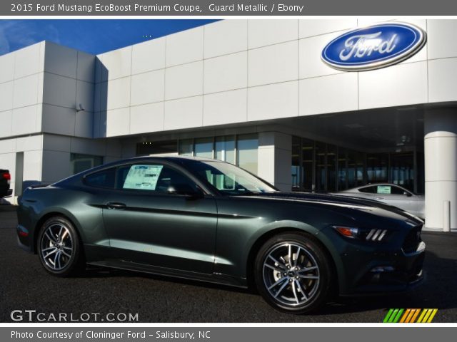 2015 Ford Mustang EcoBoost Premium Coupe in Guard Metallic