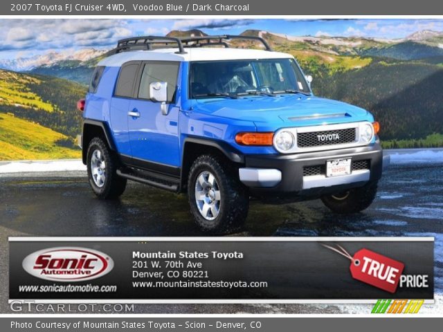 2007 Toyota FJ Cruiser 4WD in Voodoo Blue