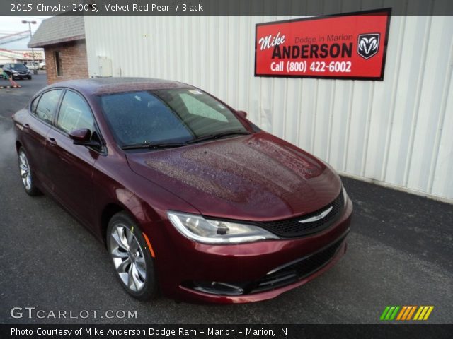 2015 Chrysler 200 S in Velvet Red Pearl