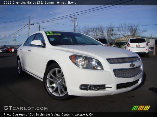 2012 Chevrolet Malibu LTZ in Summit White