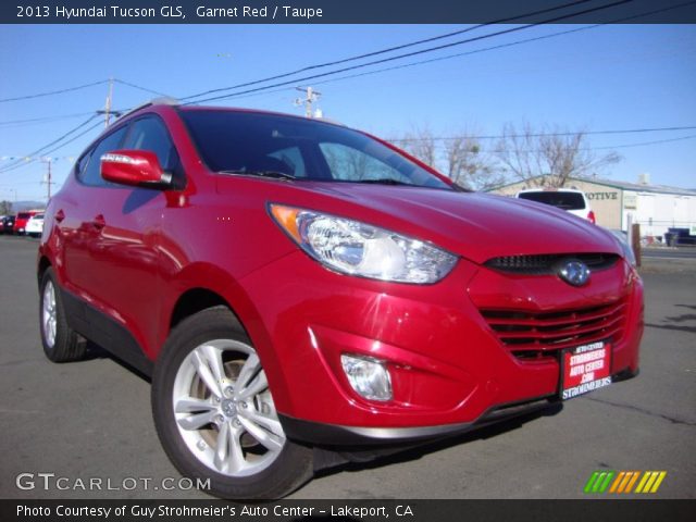 2013 Hyundai Tucson GLS in Garnet Red