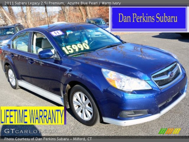 2011 Subaru Legacy 2.5i Premium in Azurite Blue Pearl