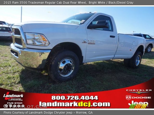 2015 Ram 3500 Tradesman Regular Cab Dual Rear Wheel in Bright White