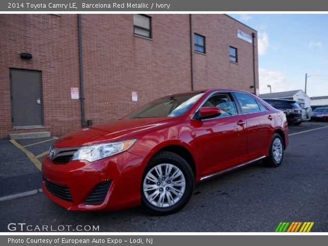 2014 Toyota Camry LE in Barcelona Red Metallic