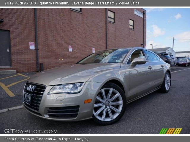 2012 Audi A7 3.0T quattro Premium in Savana Beige Pearl Effect