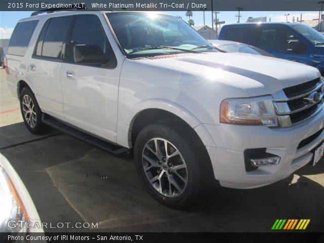 2015 Ford Expedition XLT in White Platinum Metallic Tri-Coat