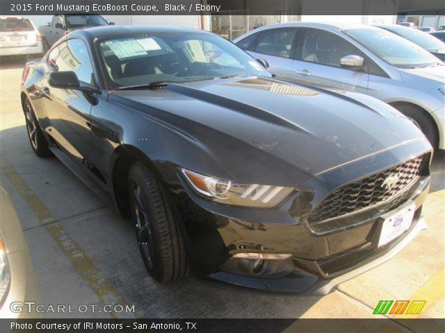 2015 Ford Mustang EcoBoost Coupe in Black