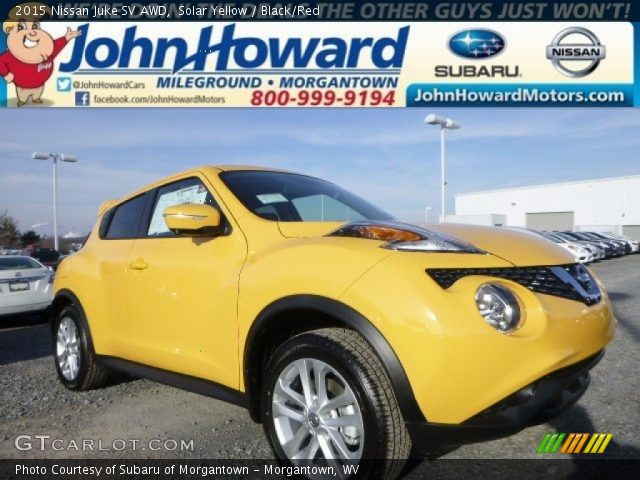 2015 Nissan Juke SV AWD in Solar Yellow