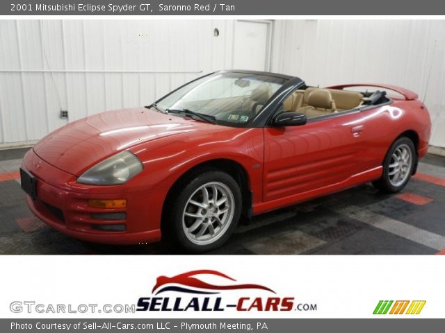 2001 Mitsubishi Eclipse Spyder GT in Saronno Red