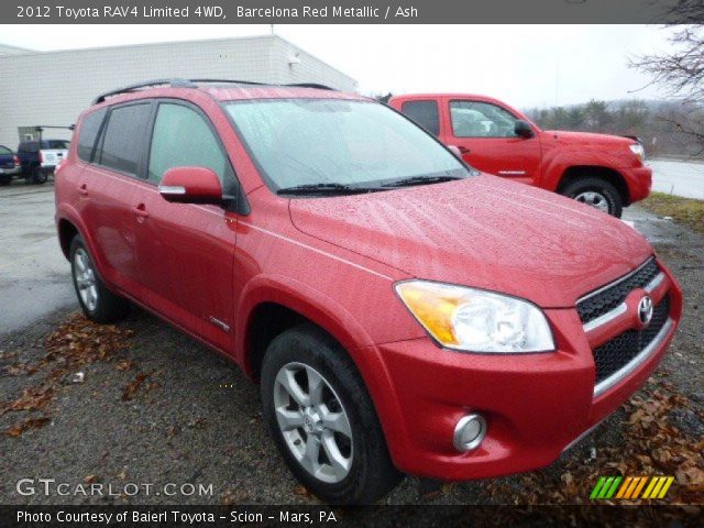 2012 Toyota RAV4 Limited 4WD in Barcelona Red Metallic