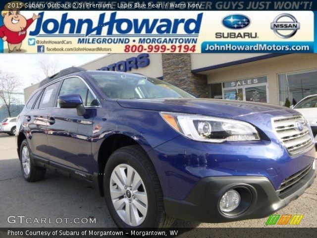 2015 Subaru Outback 2.5i Premium in Lapis Blue Pearl