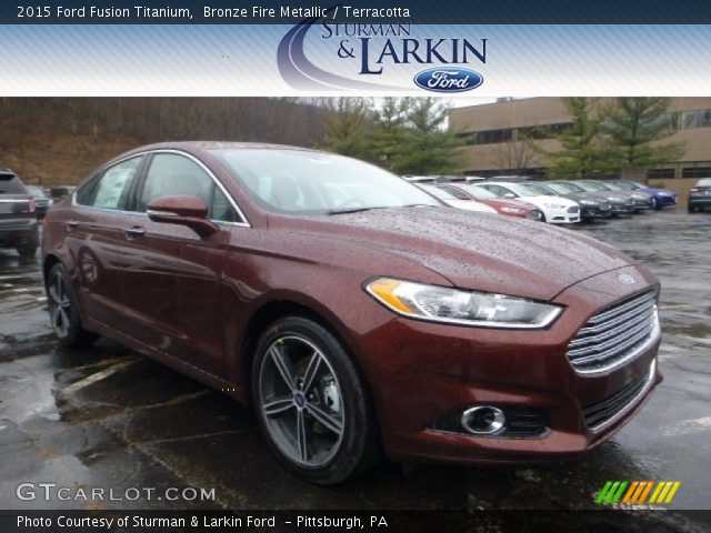 2015 Ford Fusion Titanium in Bronze Fire Metallic
