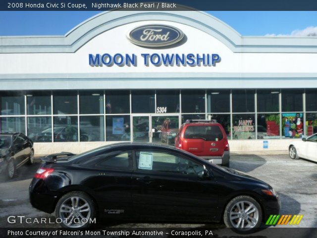2008 Honda Civic Si Coupe in Nighthawk Black Pearl