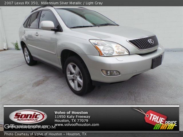 2007 Lexus RX 350 in Millennium Silver Metallic