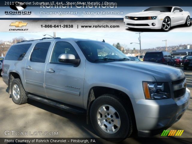 2011 Chevrolet Suburban LT 4x4 in Sheer Silver Metallic