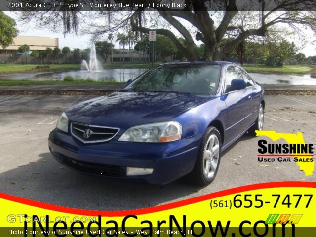 2001 Acura CL 3.2 Type S in Monterey Blue Pearl
