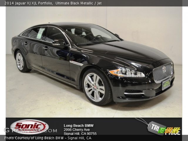 2014 Jaguar XJ XJL Portfolio in Ultimate Black Metallic