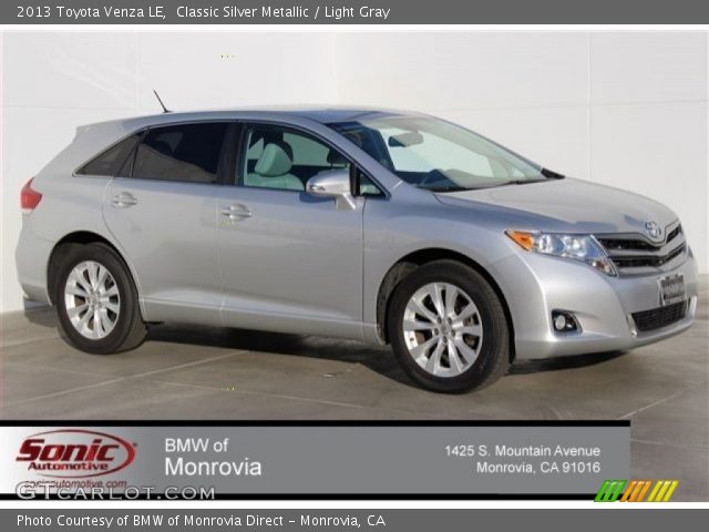 2013 Toyota Venza LE in Classic Silver Metallic