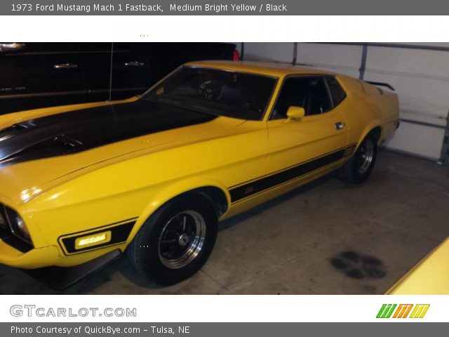 1973 Ford Mustang Mach 1 Fastback in Medium Bright Yellow