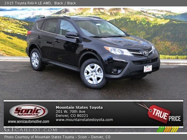 2015 Toyota RAV4 LE AWD in Black