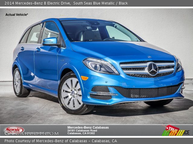 2014 Mercedes-Benz B Electric Drive in South Seas Blue Metallic
