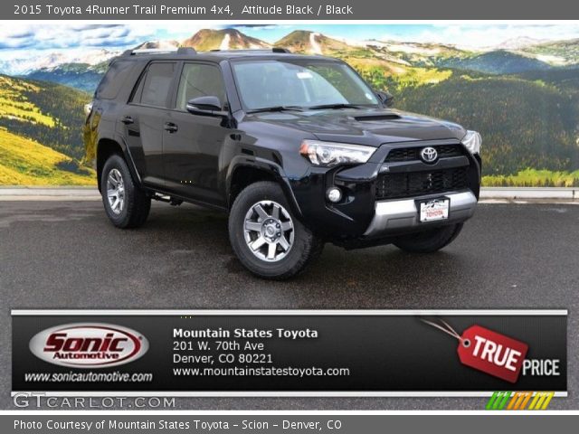 2015 Toyota 4Runner Trail Premium 4x4 in Attitude Black