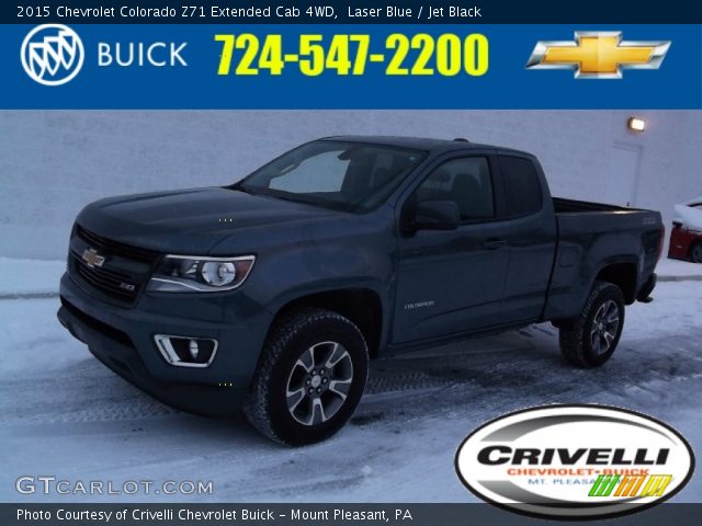 2015 Chevrolet Colorado Z71 Extended Cab 4WD in Laser Blue