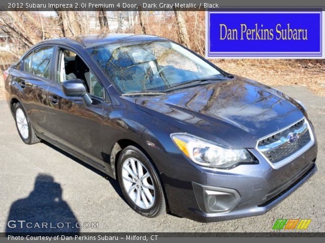 2012 Subaru Impreza 2.0i Premium 4 Door in Dark Gray Metallic