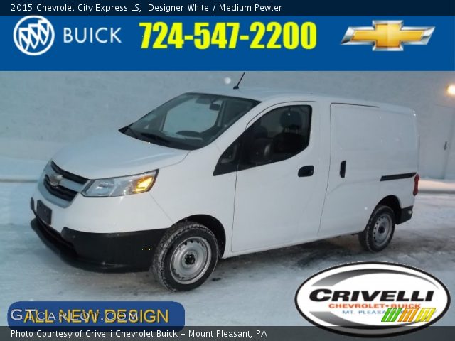2015 Chevrolet City Express LS in Designer White