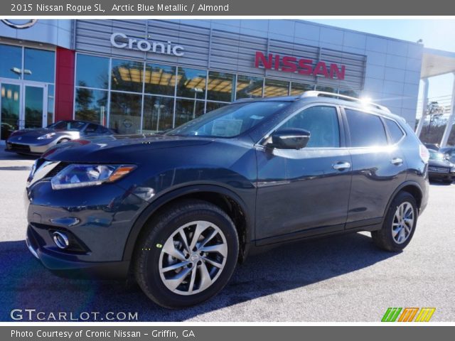 2015 Nissan Rogue SL in Arctic Blue Metallic