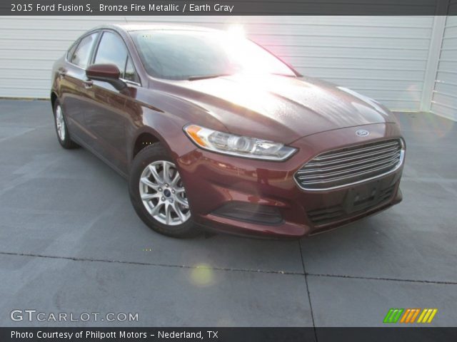 2015 Ford Fusion S in Bronze Fire Metallic