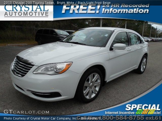 2013 Chrysler 200 Touring Sedan in Bright White