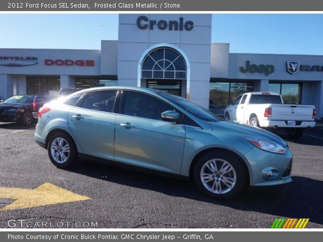 2012 Ford Focus SEL Sedan in Frosted Glass Metallic