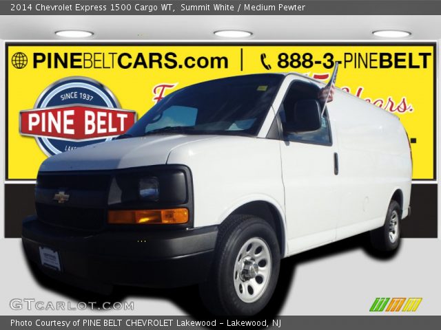 2014 Chevrolet Express 1500 Cargo WT in Summit White