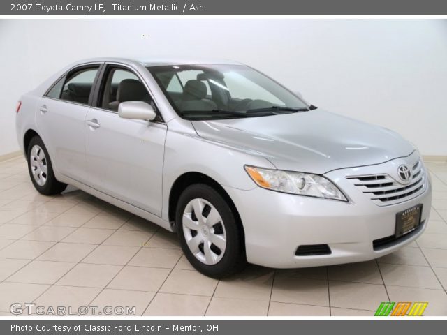 2007 Toyota Camry LE in Titanium Metallic