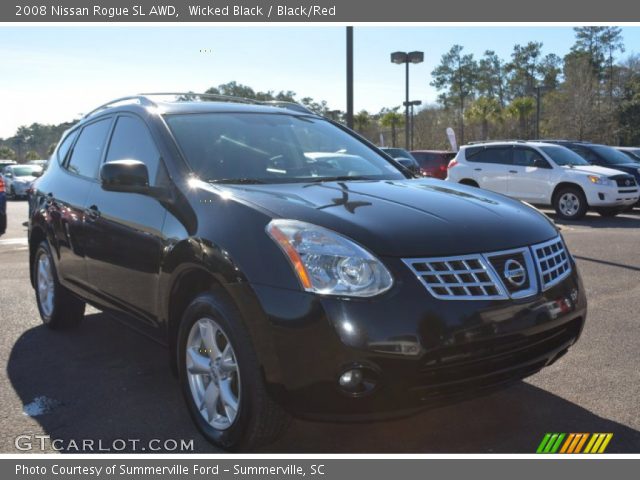 2008 Nissan Rogue SL AWD in Wicked Black