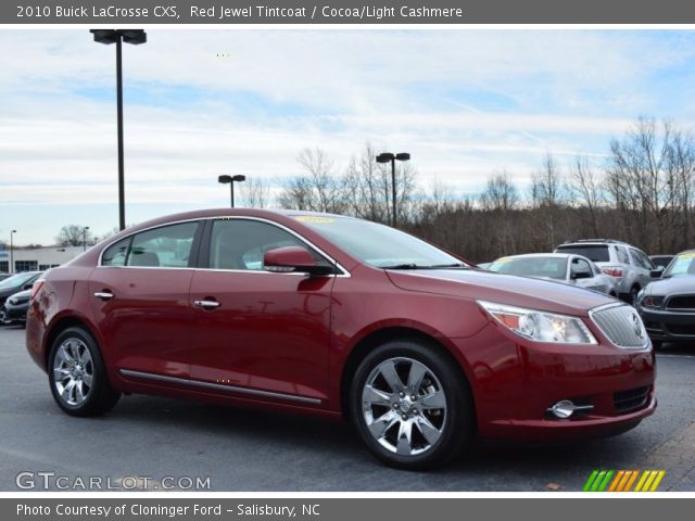 2010 Buick LaCrosse CXS in Red Jewel Tintcoat