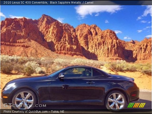 2010 Lexus SC 430 Convertible in Black Sapphire Metallic