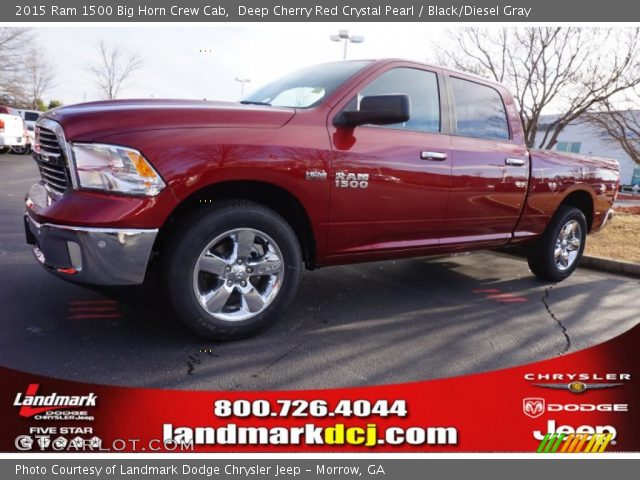 2015 Ram 1500 Big Horn Crew Cab in Deep Cherry Red Crystal Pearl