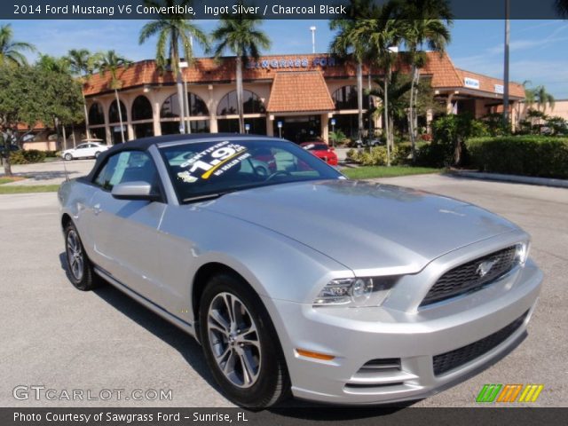 2014 Ford Mustang V6 Convertible in Ingot Silver