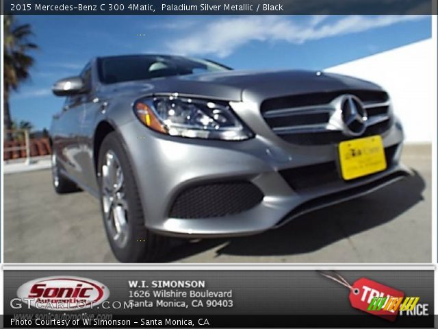2015 Mercedes-Benz C 300 4Matic in Paladium Silver Metallic