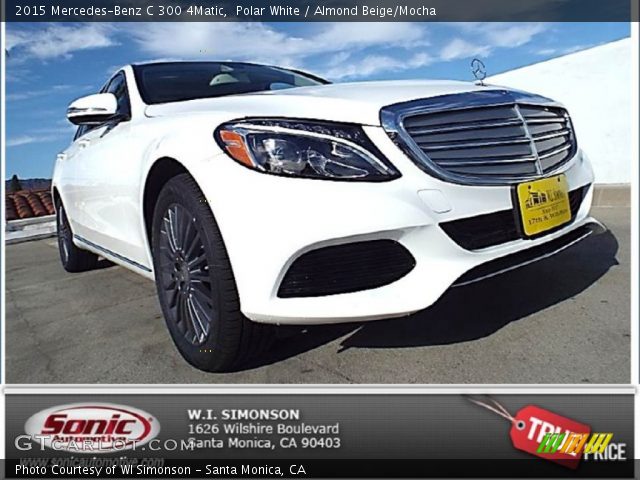 2015 Mercedes-Benz C 300 4Matic in Polar White